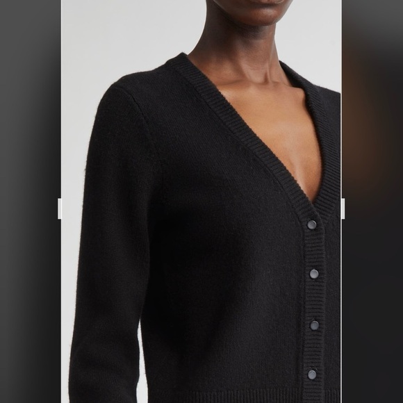 Vince Wool & Cashmere Cardigan in Black Size L - Picture 4 of 9